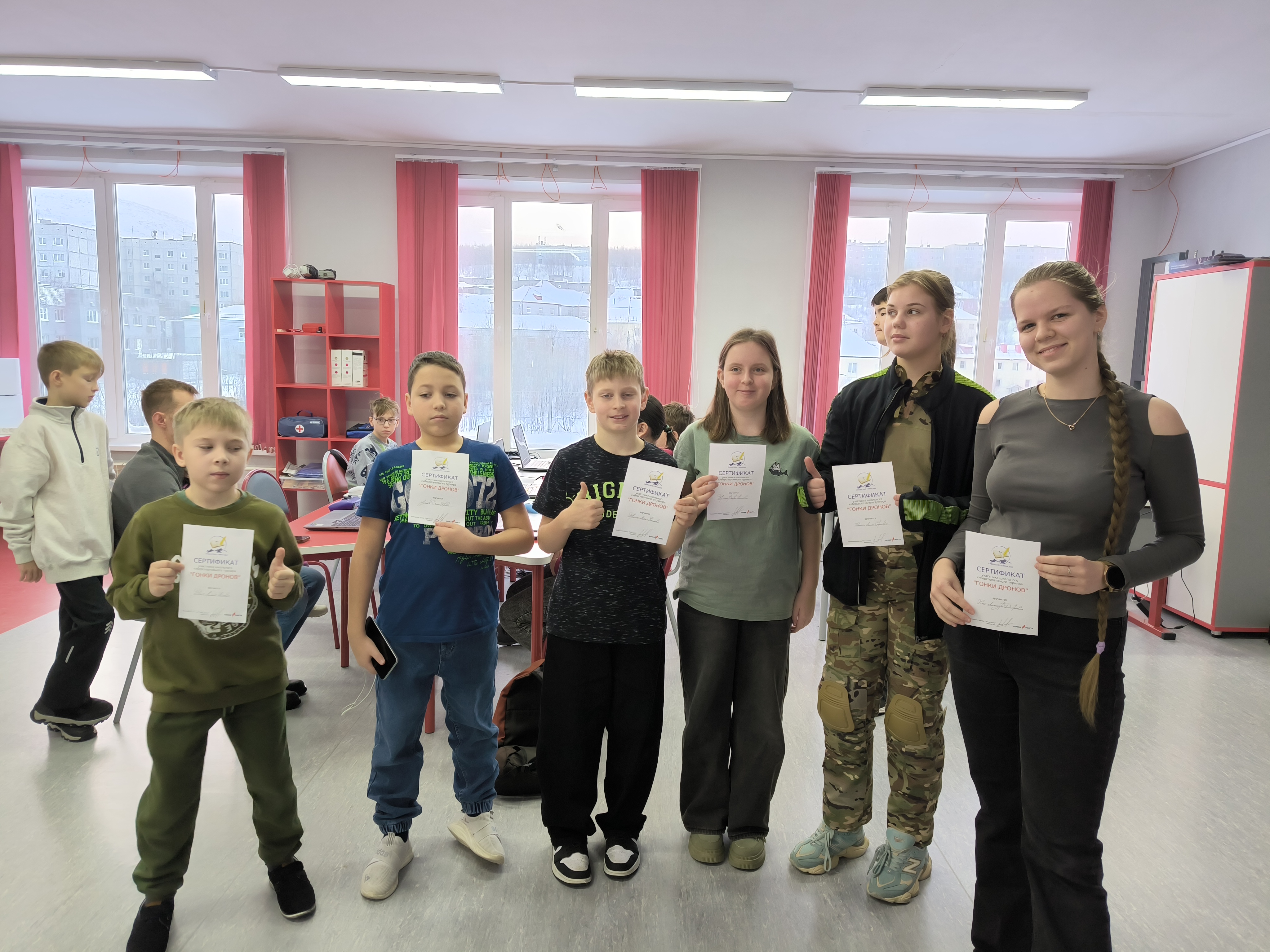 Гонки дронов.